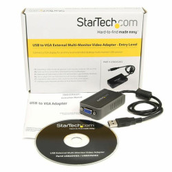 USB to VGA Adapter Startech USB2VGAE2            Black