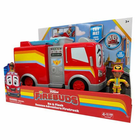 Fire Engine with Light and Sound Spin Master Firebuds Bo & Flash