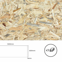 Plywood Board Bertini 120 x 60 cm (3 Units)