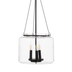 Ceiling Light Black Crystal Iron 220-240 V 35 x 35 x 72 cm