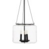 Ceiling Light Black Crystal Iron 220-240 V 35 x 35 x 72 cm