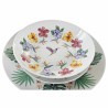 Dinnerware Set DKD Home Decor White Multicolour Porcelain Tropical 18 Pieces