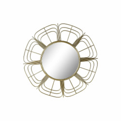 Mirror DKD Home Decor Metal Golden (80 x 3 x 80 cm)