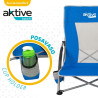 Beach Chair Aktive Blue 50 x 67 x 51 cm (4 Units)