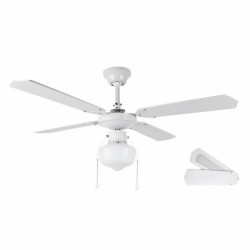 Ceiling Fan with Light Orbegozo CL04105B White 50 W Ø 105 cm