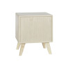 Nightstand DKD Home Decor Natural Natural rubber Paolownia wood MDF Wood 40 x 30 x 48 cm