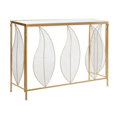 Console DKD Home Decor Mirror Golden Metal (111 x 32 x 77 cm)