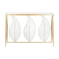 Console DKD Home Decor Mirror Golden Metal (111 x 32 x 77 cm)