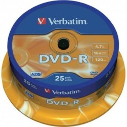 DVD-R Verbatim 4,7 GB 16x (8 Units)