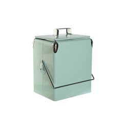 Portable Fridge Home ESPRIT Green PVC Metal Steel polypropylene 17 L 32 x 24 x 43 cm