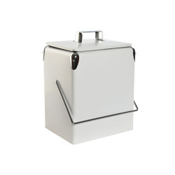 Portable Fridge Home ESPRIT White PVC Metal Steel polypropylene 17 L 32 x 24 x 36 cm