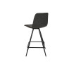 Stool DKD Home Decor Black Dark grey Metal 41 x 50 x 93 cm