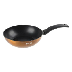 Wok Pan Quttin Foodie Copper 24,5 x 7 x 44 cm (6 Units)