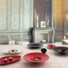 Deep Plate Ariane Antracita Ceramic Red (Ø 28 cm) (6 Units)