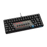 Keyboard Hiditec GKE010006 Black Spanish Qwerty