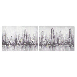 Painting Home ESPRIT New York Loft 100 x 3 x 70 cm (2 Units)