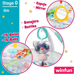 Play mat Winfun Cloth Plastic (2 Units)