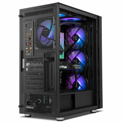 ATX Semi-tower Box Nox Hummer Horus E-ATX Black