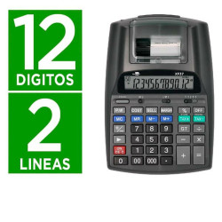 Printer calculator Liderpapel XF37 Black