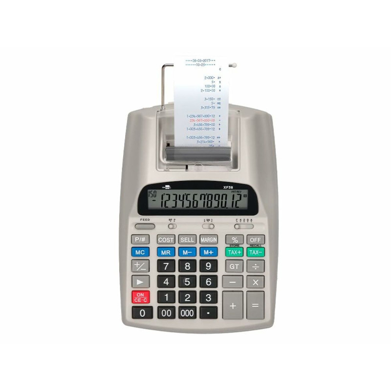 Printer calculator Liderpapel XF38 White