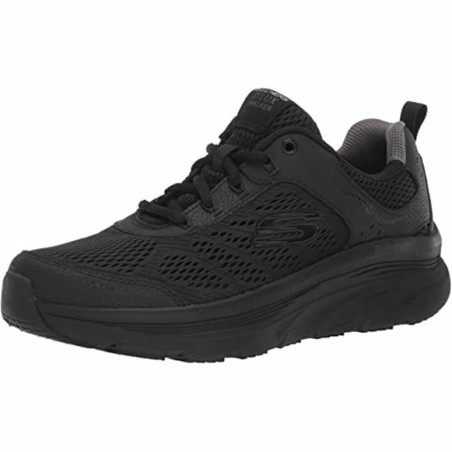 Running Shoes for Adults Skechers  D' Lux Walker Black Men