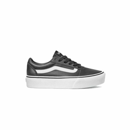 Women's casual trainers Vans Ward Platform Leather Black