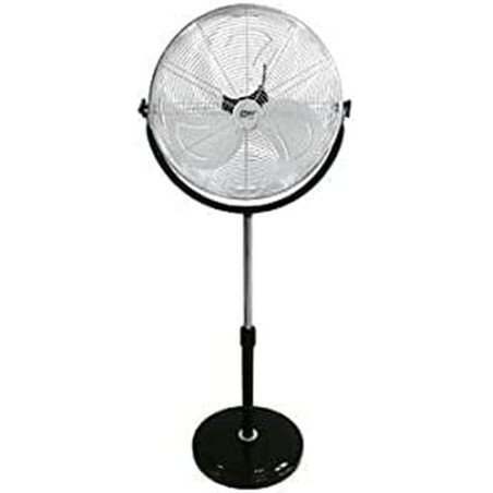 Freestanding Fan EDM Black industrial Silver 120 W