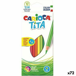 Pencil Set Carioca Tita 12 Pieces Multicolour (72 Units)