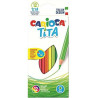 Pencil Set Carioca Tita 12 Pieces Multicolour (72 Units)