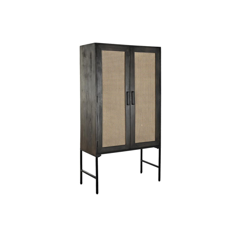 Sideboard DKD Home Decor Wood Mango wood Brown Black 85 x 40 x 162,5 cm