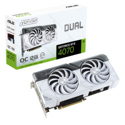 Graphics card Asus Dual GeForce RTX 4070 White OC Edition GEFORCE RTX 4070 12 GB