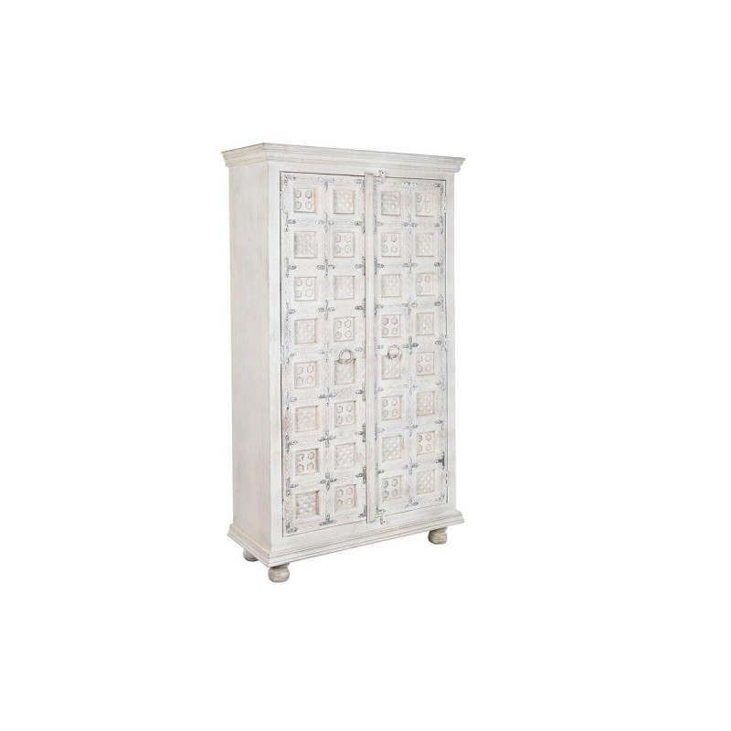 Cupboard DKD Home Decor Wood White Mango wood 100 x 40 x 180 cm