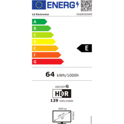 Smart TV LG 55QNED826RE 4K Ultra HD 55" AMD FreeSync