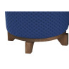 Footrest DKD Home Decor Wood 30 x 30 x 30 cm Green Navy Blue (2 Units)