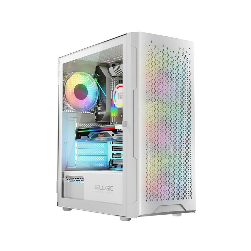 ATX Semi-tower Box Logic ARAMIS ARGB White