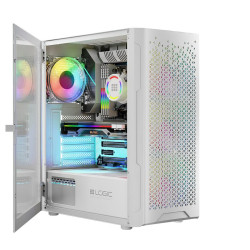 ATX Semi-tower Box Logic ARAMIS ARGB White