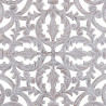 Wall Decoration White 90 x 1 x 90 cm DMF