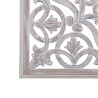 Wall Decoration White 90 x 1 x 90 cm DMF