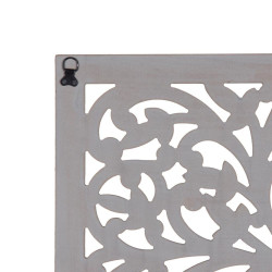 Wall Decoration Grey 90 x 1 x 90 cm DMF