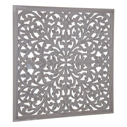 Wall Decoration Grey 90 x 1 x 90 cm DMF