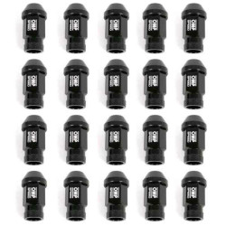 Set Nuts OMP 7075 M12 x 1,25 40 mm 20 uds Black