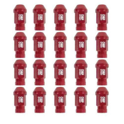 Set Nuts OMP 7075 M12 x 1,25 40 mm 20 uds Red