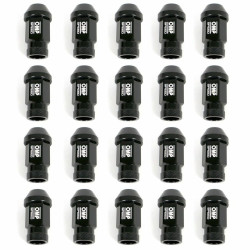 Set Nuts OMP 7075 40 mm M14 x 1,50 20 uds Black