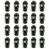 Set Nuts OMP 7075 40 mm M14 x 1,50 20 uds Black