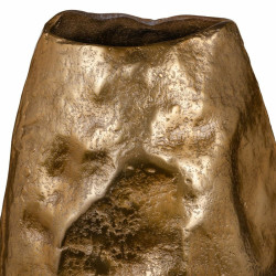 Vase 24 x 19 x 54,5 cm Golden Aluminium