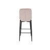 Stool DKD Home Decor Black Pink Metal Plastic 43,5 x 52 x 109 cm