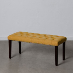 Bench 115 x 44 x 43 cm Mustard