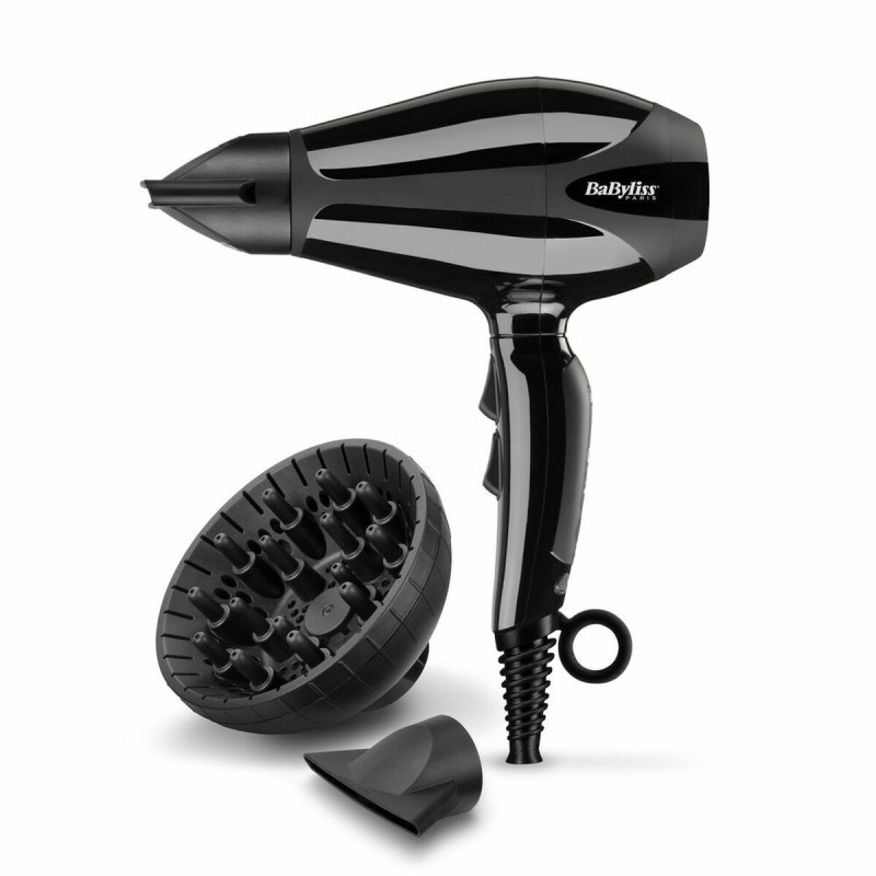 Hairdryer Babyliss Compact Pro 2400 Black Monochrome 2400 W 1 Piece