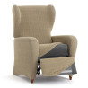 Armchair slipcovers Eysa JAZ Beige 90 x 120 x 85 cm