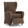 Armchair slipcovers Eysa JAZ Brown 90 x 120 x 85 cm